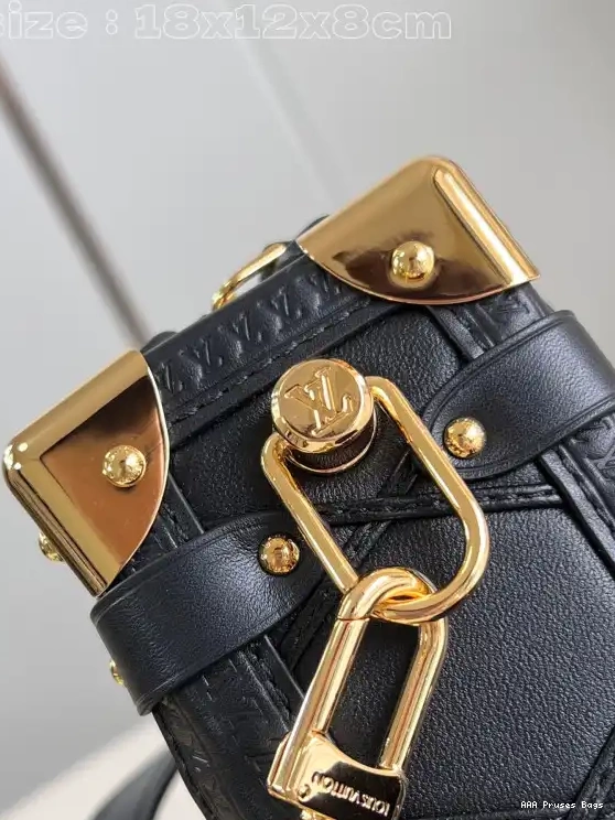 AAA Pruses Bags LOUIS Side VUITTON PM-18*12.5*8CM Trunk 0524